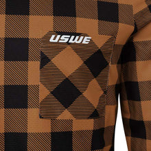 Load image into Gallery viewer, USWE Flannel Long Sleeve Lightweight Off-Road Jersey Bronze - XS