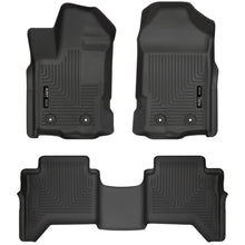 Load image into Gallery viewer, Husky Liners 2024 Toyota Tacoma CC/DC (No Hybrid) Weatherbeater Front &amp; 2nd Seat Floor Liners - Blk