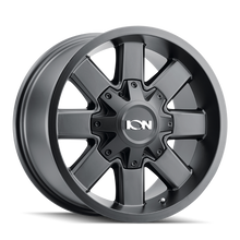 Load image into Gallery viewer, ION 141 17x9 / 8x170 BP / 18mm Offset / 125.2mm Hub Satin Black Wheel