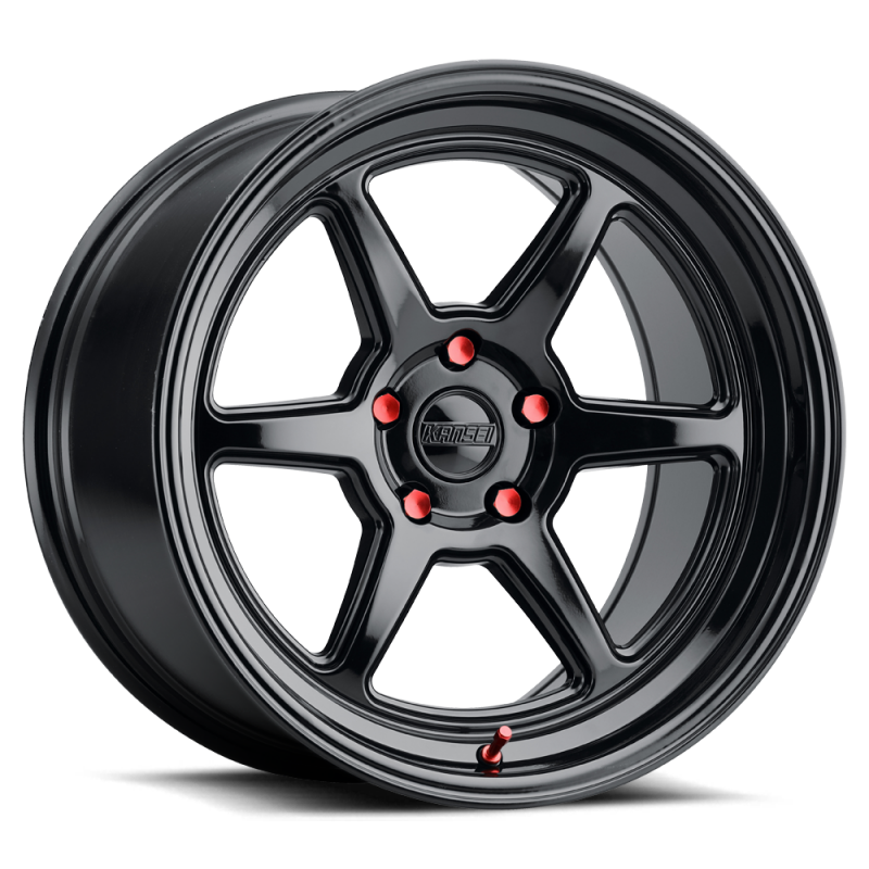 Kansei K14B Roku 18x9.5in / 5x114.3 BP / 22mm Offset / 73.1mm Bore - Gloss Black Wheel