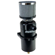 Load image into Gallery viewer, Moroso Single Inlet -10AN Billet Breather Tank Catch Can - Black