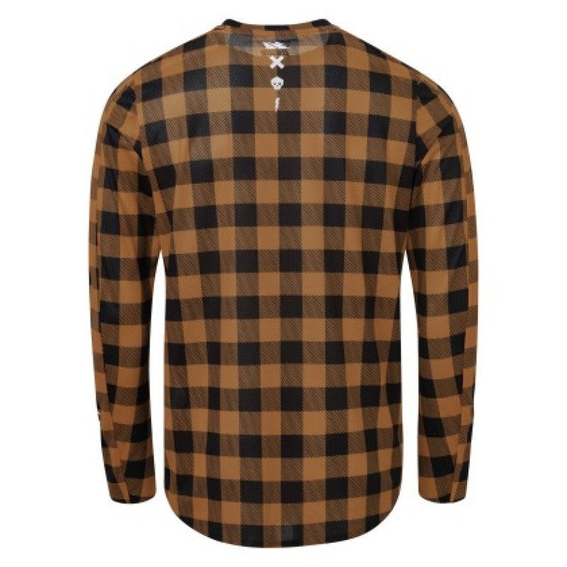 USWE Flannel Long Sleeve Lightweight Off-Road Jersey Bronze - Large