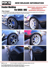Load image into Gallery viewer, HKS 2022+ Toyota GR86 / Subaru BRZ Fender Molding Kit