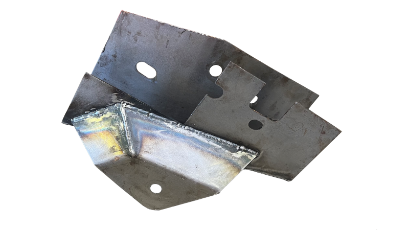 Rust Buster 2004-2008 Ford F-150 Center Rear Frame Section with ward Leaf Spring Mount - Left