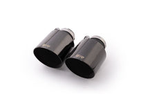 Load image into Gallery viewer, Remus Stainless Steel 115mm Angled Engraved Black Chrome Tail Pipe Set (Pair)