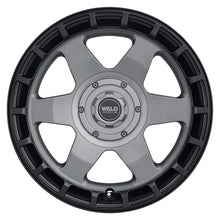 Load image into Gallery viewer, Weld Off-Road Ridge 20x9 - 8x165.1 BP - ET0 - 125.1mm CB - Satin Gunmetal Wheel (Black Ring)