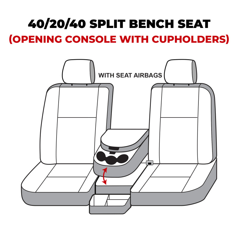 Covercraft 19-24 Dodge RAM Carhartt SeatSaver Custom Front Row Seat Covers - Brown