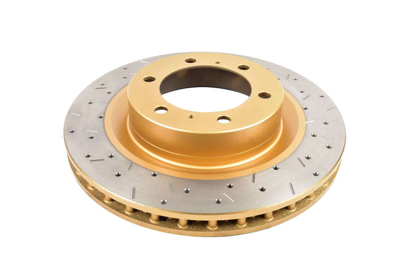 DBA 2012 Toyota 4Runner/11-12 FJ Cruiser Front Drilled and Slotted 4000 Series Rotor