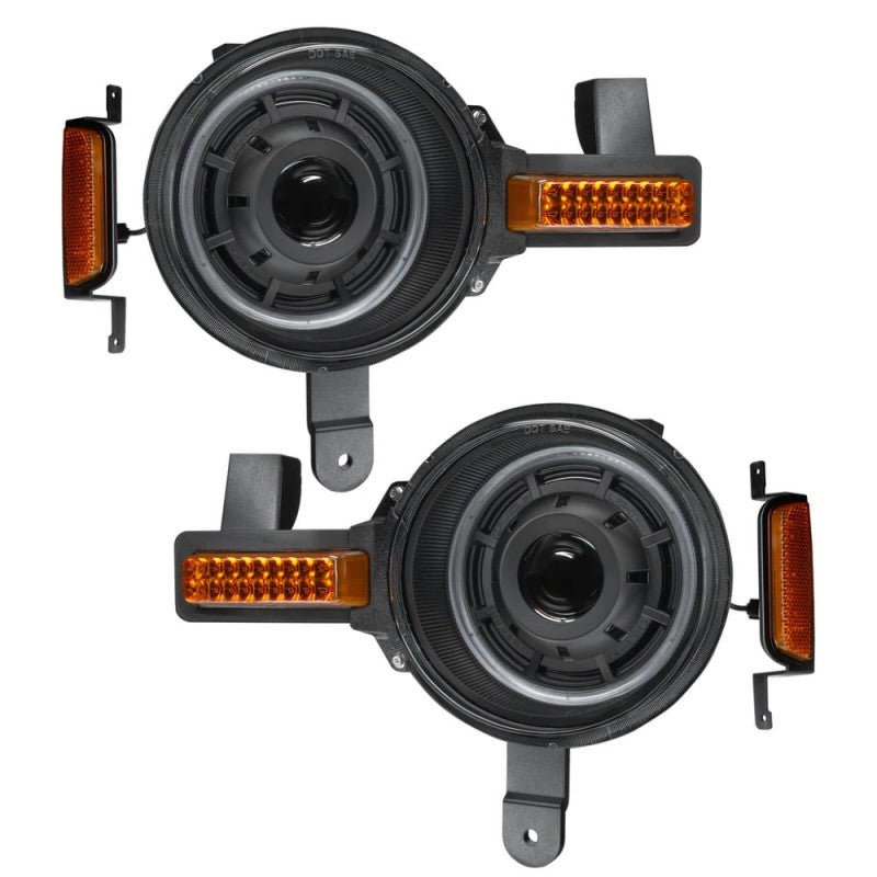 Oracle 2021+ Ford Bronco Oculus  Bi-LED Projector Headlights - Amber/White Switchback NO RETURNS