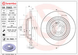 Brembo 16-17 Honda Accord/16-22 Civic/19-22 Insight Front UV Coated Rotor