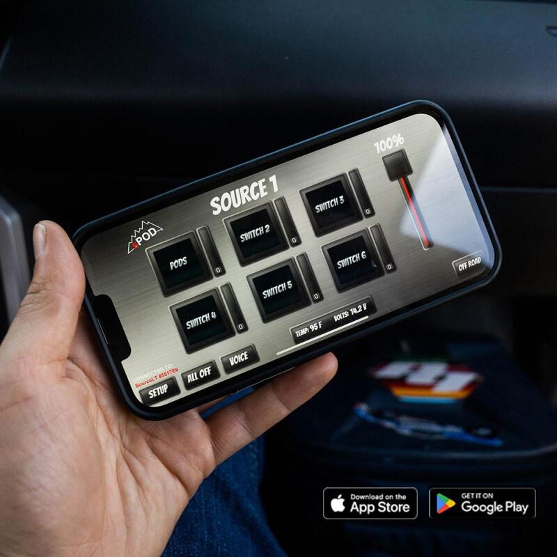 Spod 2018+ Jeep JL/JT SourceLT Wireless Switch Controller