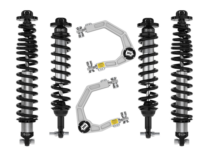 ICON 21-23 Bronco Sasquatch 2-3in List Stage 3 Suspension System - Billet (Heavy Rate)