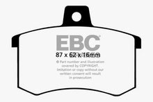 Load image into Gallery viewer, EBC 91-95 Alfa Romeo 164 2.0 Turbo Redstuff Rear Brake Pads