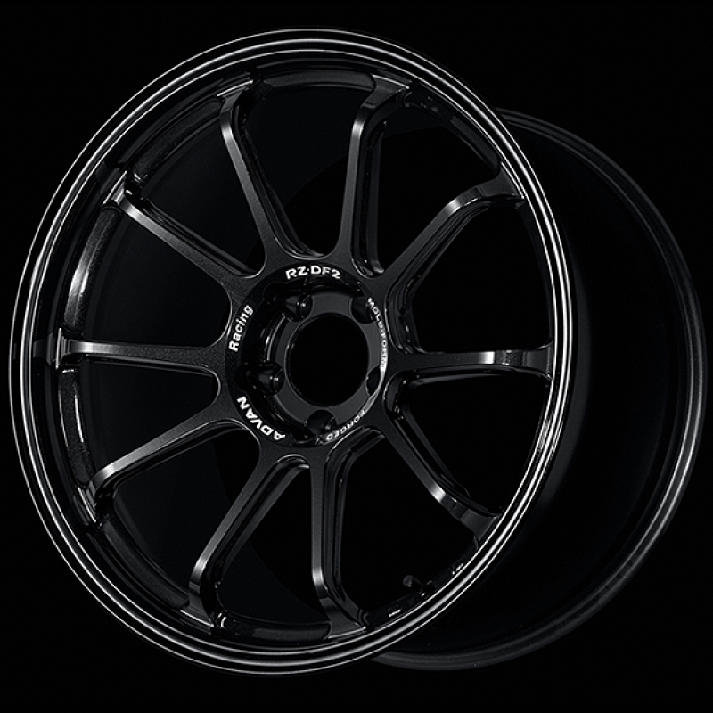 Advan RZ-DF2 19x9.5 / +44 Offset / 5-114.3 / 73mm Bore / Racing Titanium Black