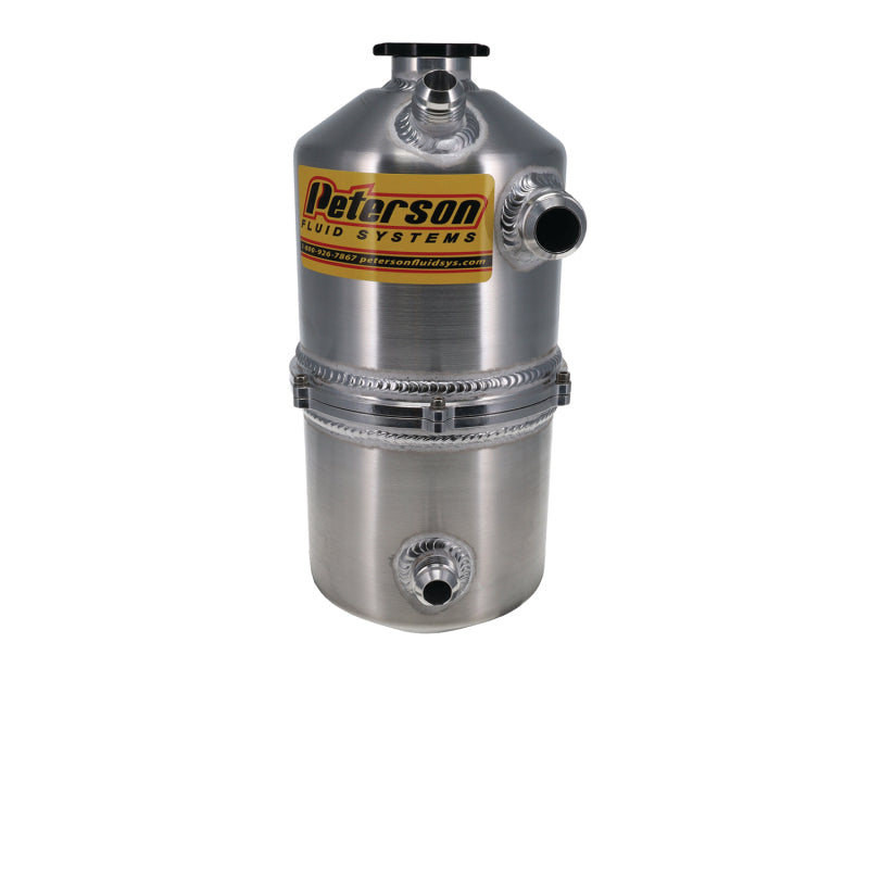 Peterson Fluid Systems Oil Tank L/W 2Pc 1.5 Gallon Single Return