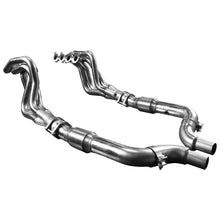 Load image into Gallery viewer, Kooks 15-26 Mustang GT/DH 5.0L 4V 1-7/8 x3  SS Headers w/Ultra Green Catted Conn Pipe/w OEM Adapters