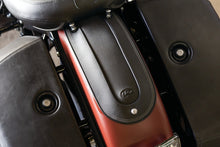 Load image into Gallery viewer, Mustang 18-21 Harley Softail Heritage, Deluxe Fender Bib Triple Stitch - Black
