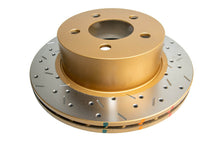 Load image into Gallery viewer, DBA 88-92 Cherokee 4wd/90-92 Comanche 4wd/90-99 Wrangler Front Drilled &amp; Slotted 4000 Series Rotor