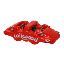 Load image into Gallery viewer, Wilwood caliper AERO6 1.75/1.62/1.62 1.25 rotor .80 THK pad R/H red