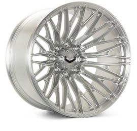 Vossen VFX-04 24x12 - 8x165.1 - ET44 - Ultra Deep - 125.1 - Brushed Gloss Clear Wheel