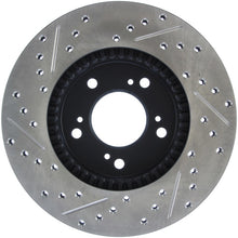 Load image into Gallery viewer, StopTech 97-01 Acura Integra Type R / 97-01 Honda CR-V Slotted &amp; Drilled Left Front Rotor