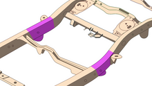 Load image into Gallery viewer, Rust Buster 4Runner &amp; FJ Cruiser Mid Frame Repair Kit - Right