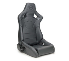 Load image into Gallery viewer, NRG Omega Reclinable Racing Seat (Pair) Black with Black Carbon Vinyl Back