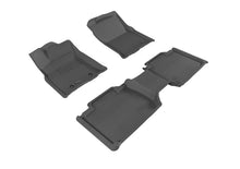 Load image into Gallery viewer, 3D MAXpider 2016-2017 Toyota Tacoma Access Cab Kagu 1st &amp; 2nd Row Floormats - Black