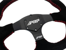 Load image into Gallery viewer, PRP Suede D-Shape Steering Wheel - Red