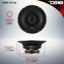 Load image into Gallery viewer, DS18 10 300 Watts RMS 4ohm Mid-Range Water Resistant Cone