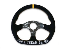 Load image into Gallery viewer, PRP Dont Tread on Me Comp-R Suede Steering Wheel (D-Shaped)