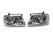 Load image into Gallery viewer, Raxiom 04-08 Ford F-150 Axial Series OEM Style Replacement Headlights- Chrome Housing (Clear Lens)
