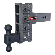 Load image into Gallery viewer, Gen-Y Mega Duty 3in Shank 6in Offset Drop 3500lb TW 32K Hitch w/GH-0161 Dual-Ball