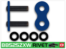 Load image into Gallery viewer, RK Chain BB525ZXW-RIVET - Blue