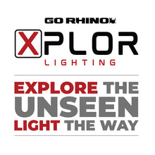 Load image into Gallery viewer, Go Rhino Xplor Bright Series Dbl Row LED Light Bar (Side/Track Mount) 50in. - Blk