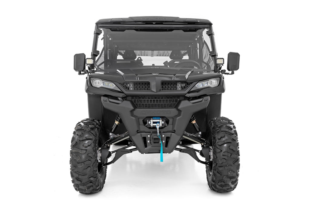 LED Light Kit | Cage Mount | 2" Chrome Pair | Wide Angle | CFMOTO UFORCE 1000 