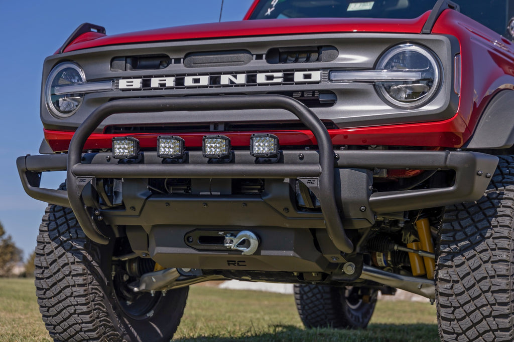 Nudge Bar | 20 Inch Chrome Single Row LED | OE Modular Steel | Ford Bronco (21-26)