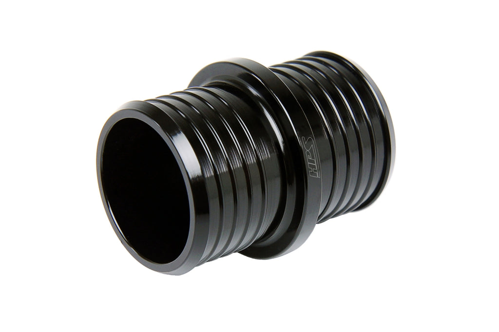 HPS Billet Aluminum Hose Union 1/2" OD AHU-050-BLK Black