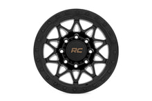Load image into Gallery viewer, Rough Country 78 Series Wheel | Simulated Beadlock | Black | 18x9 | 8x170 | 0mm