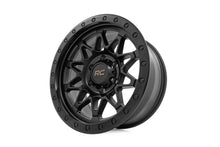 Load image into Gallery viewer, Rough Country 78 Series Wheel | Simulated Beadlock | Black | 17x8.5 | 6x135 | +0mm
