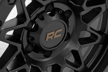 Load image into Gallery viewer, Rough Country 78 Series Wheel | Simulated Beadlock | Black | 17x8.5 | 6x5.5 | +0mm