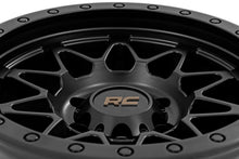 Load image into Gallery viewer, Rough Country 78 Series Wheel | Simulated Beadlock | Black | 18x9 | 5x5.5 | -12mm