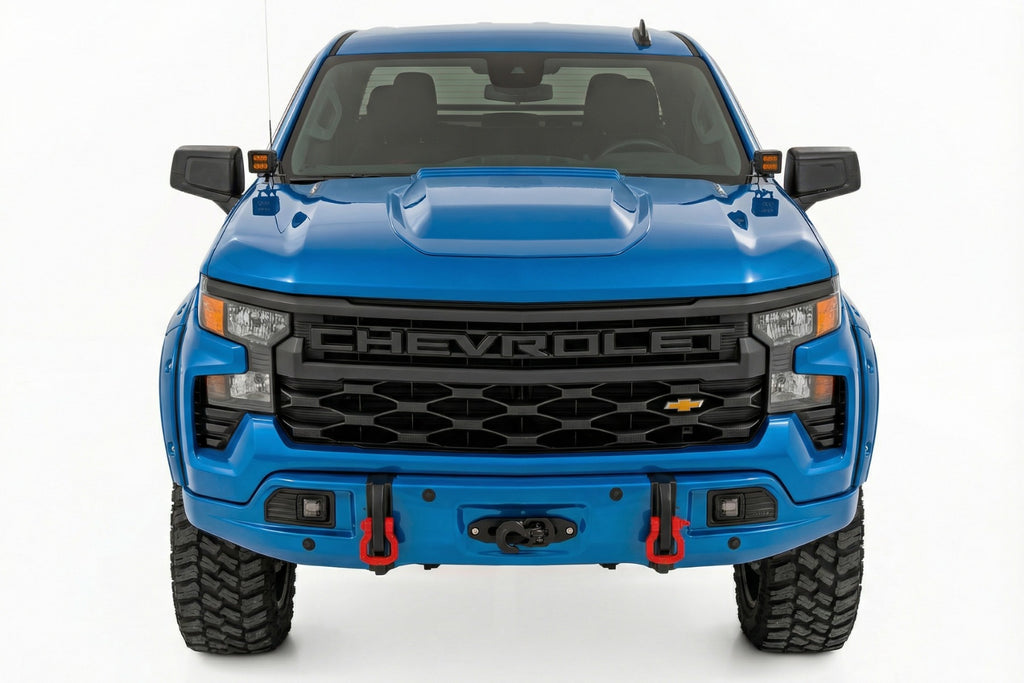 Front FXS Bumper | 12000S | GA0 North Sky Blue | Chevy Silverado 1500 (23-26)