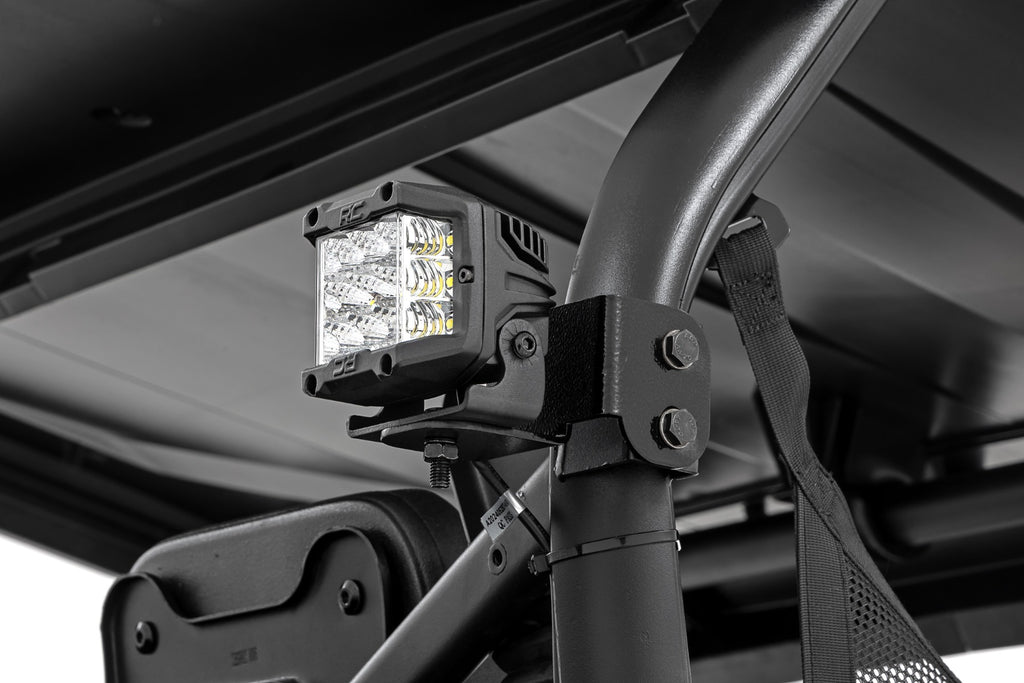 LED Light Kit | Rear Mount | 2" Black Pair | White DRL | Segway 570 F