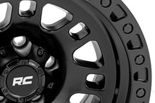 Load image into Gallery viewer, Rough Country 82 Series Wheel | One-Piece | Semi Gloss Black | 15x8 | 5x4.5 | -19mm