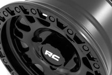 Load image into Gallery viewer, Rough Country 82 Series Wheel | UTV | Semi Gloss Black | 15x7 | 4x137 | +10mm