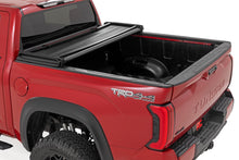 Load image into Gallery viewer, Soft Tri-Fold Bed Cover | 5'7" Bed | with and w/o OE Rail | Toyota Tundra (22-26)