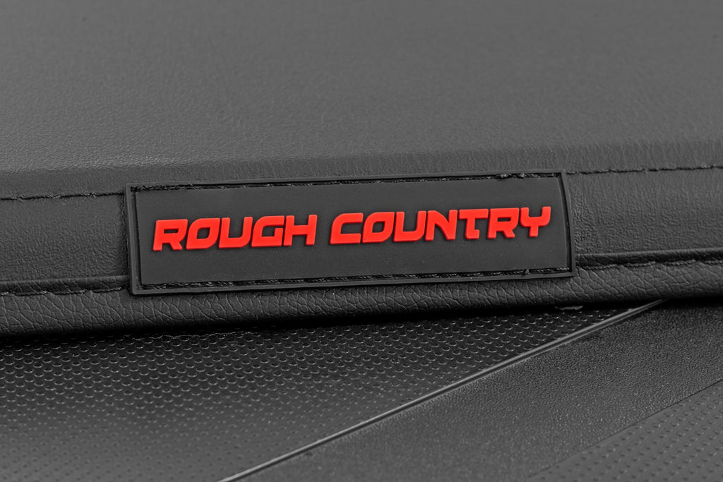 Soft Tri-Fold Bed Cover | 5'7" Bed | with and w/o OE Rail | Toyota Tundra (22-26)