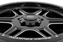 Load image into Gallery viewer, Rough Country 92 Series Wheel | Machined One-Piece | Gloss Black | 18x9 | 5x5 | +0mm