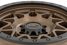 Load image into Gallery viewer, Rough Country 78 Series Wheel | Simulated Beadlock | Bronze/Black | 18x9 | 5x5 | -12mm